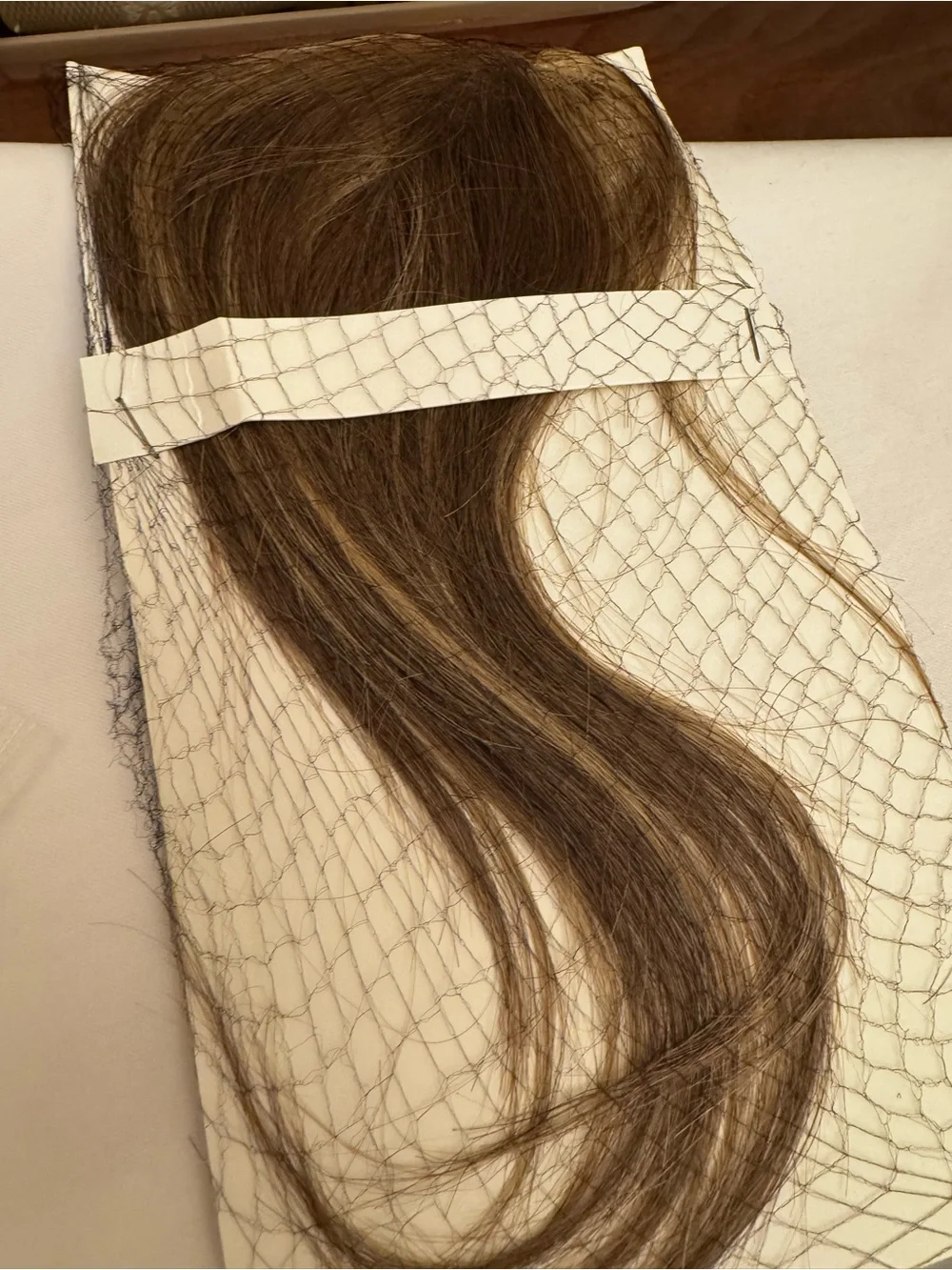 Real Human Hair.Brown Clip-In Hair Extension